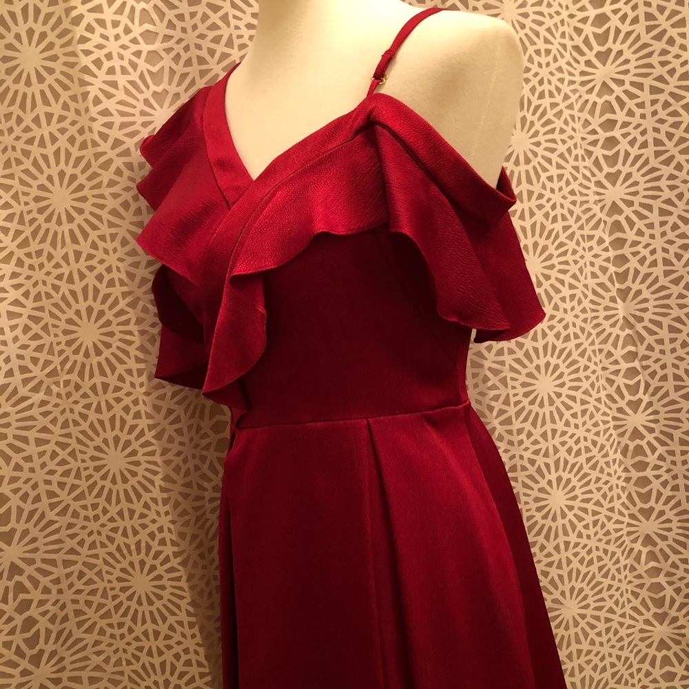 Slate & Willow Red Ruffle Size 4 Dress - Picture 11 of 11